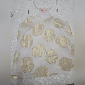 NWOT Lilly Pultizer Graycee Silk  Top